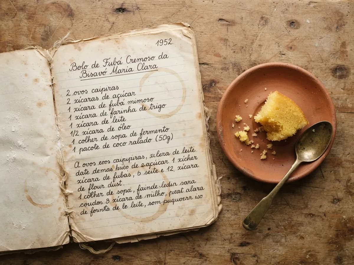 Receita de família preservada no Baú do Mishyo